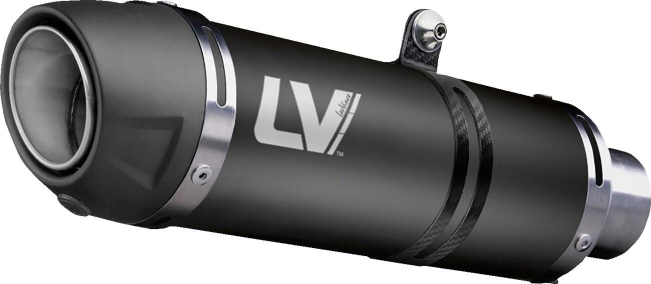 Leovince Muffler Gp Corsa Evo Black For Kawasaki Ninja 400 ABS 19-24 Stainless Steel  3389ebu