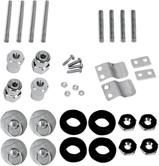 Saddlemen S4 Quick-Disconnect Saddlebag Docking Post and Fastener Kit for Harley (3501-0341)