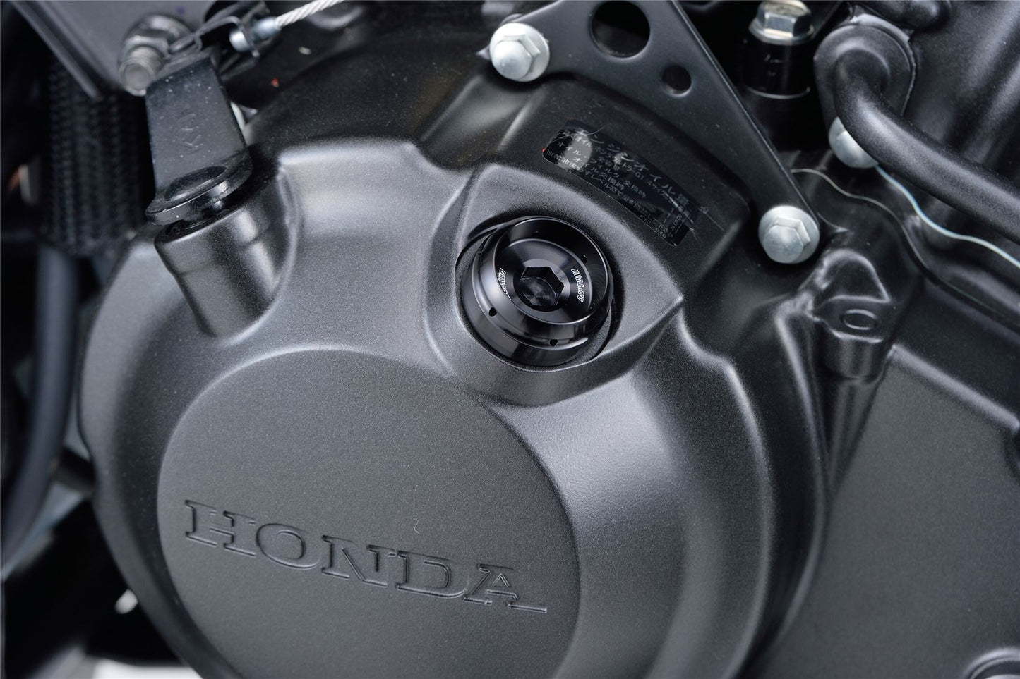 Daytona Bullet Oil Filler Cap M20xP2.5 Black Aluminum with O-ring 98404