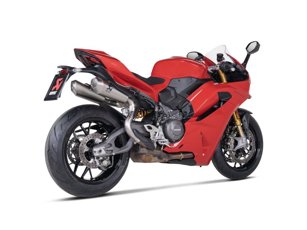 AKRAPOVIC Slip-On Line Muffler STREET TI for DUCATI PANIGALE/STREETFIGHTER V2 890 ABS 25-26 S-D10SO8-HCHNT