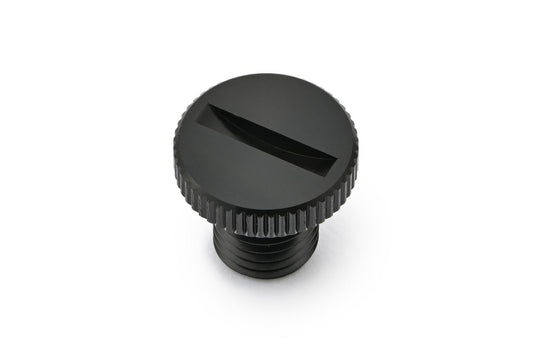 Daytona Mirror Plug Bolt Black M10 x 1.25 Right CNC Aluminum Hole Plug 80939