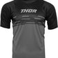 THOR Assist Shiver MX Motorcross Jersey Black/Gray 2023 Model