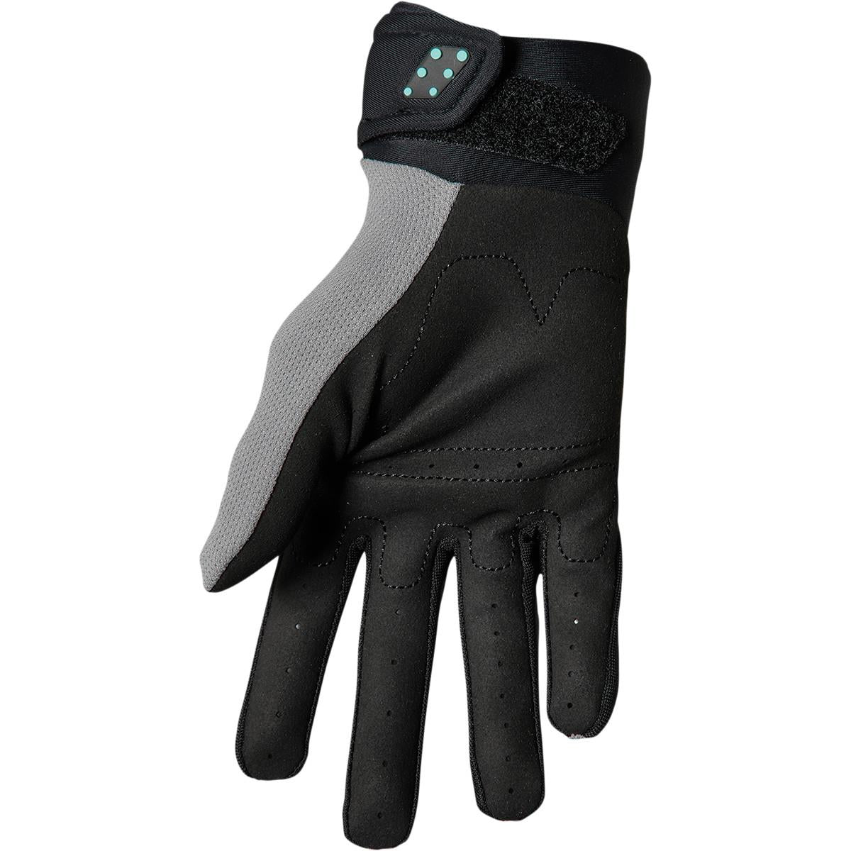 THOR Youth Spectrum MX Motorcross Gloves Black/Gray/Mint 2023 Model