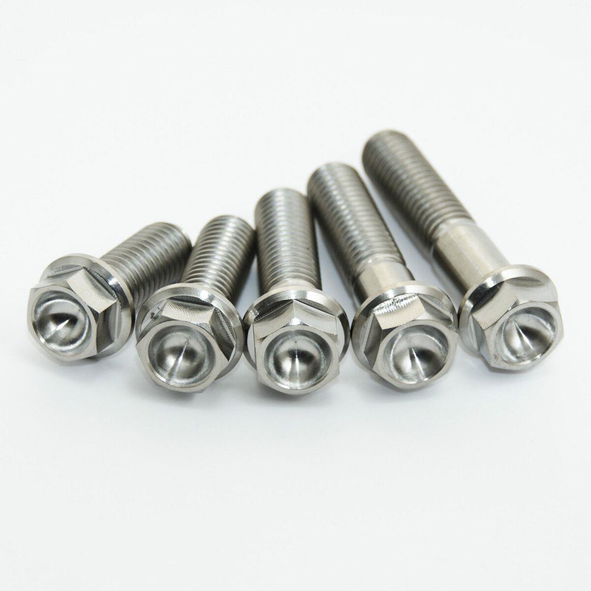 Scar Racing Engine Bolts For Kawasaki KX 250 2006-2024 Titanium STIMFRKXF250