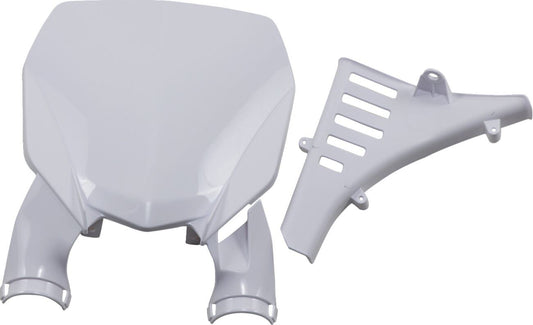 UFO Plate Stadium For Yamaha YZF 125 18-25 White YA04873-046