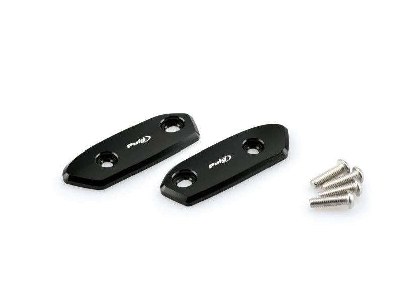 Puig Mirror Screw Caps Black 8097N