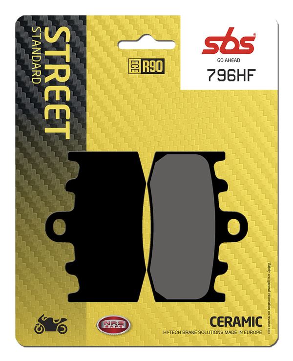 Sbs HF Street Ceramic Organic Brake Pads For BMW K 1300 S 2001-2015 796HF