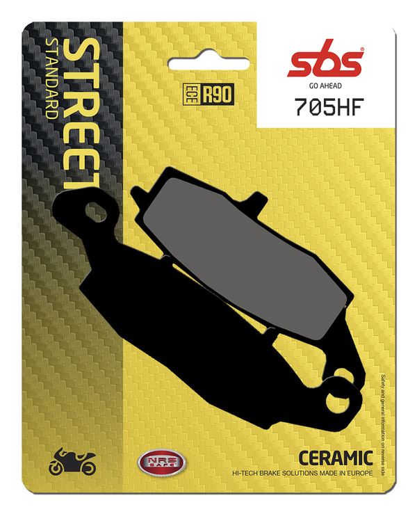 Sbs HF Street Ceramic Organic Brake Pads For Suzuki DL 650 1995-2020 705HF