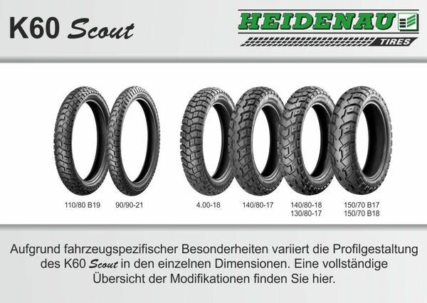 HEIDENAU K60 Scout 72T TL Tyre