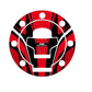 Puig Radikal Fuel Cap Protector Red 4255R