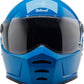 BILTWELL Lane Splitter Blue Motorcycle Helmet