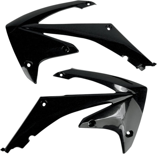 UFO RADIATOR COVERS HONDA CRF250/450R BLACK HO04637-001