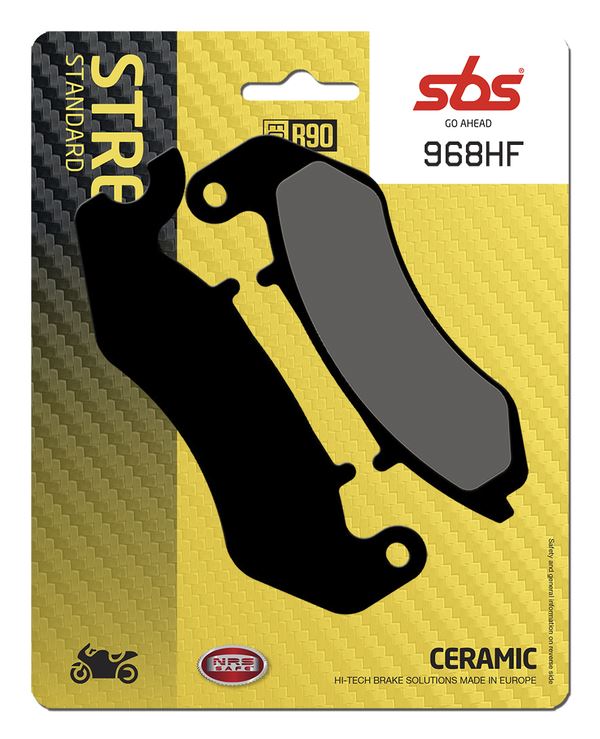 Sbs HF Street Ceramic Organic Brake Pads For Benelli BN 125 CBS 2018-2020 968HF
