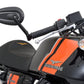 Daytona Bar End Mirror Black Aluminum Side View D-MIRROR-6 Long 89723