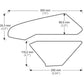Puig Side Tank Pad Protector Clear 20371P