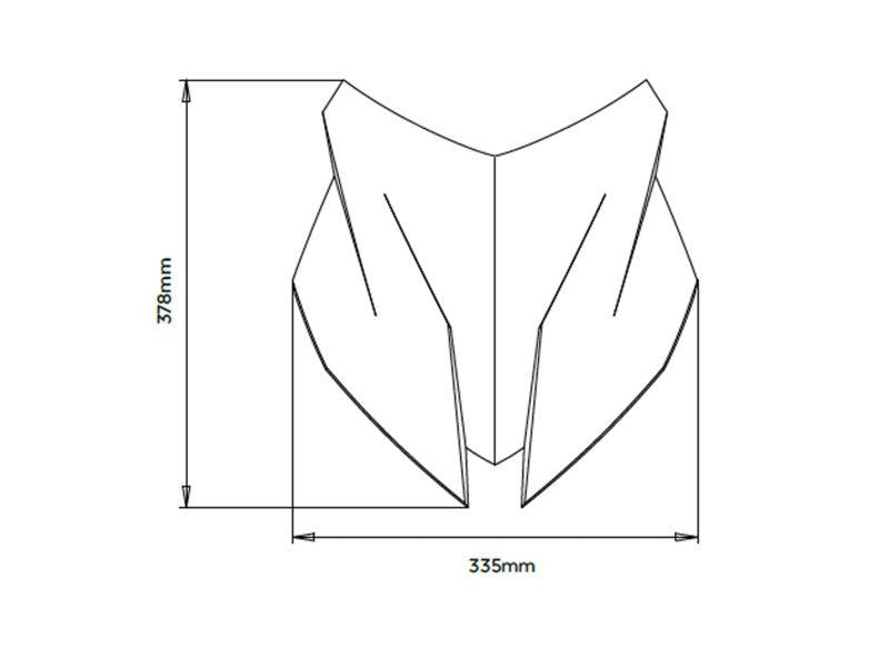 PUIG Sport Screen Clear for BMW F900 XR 20-25 20429W