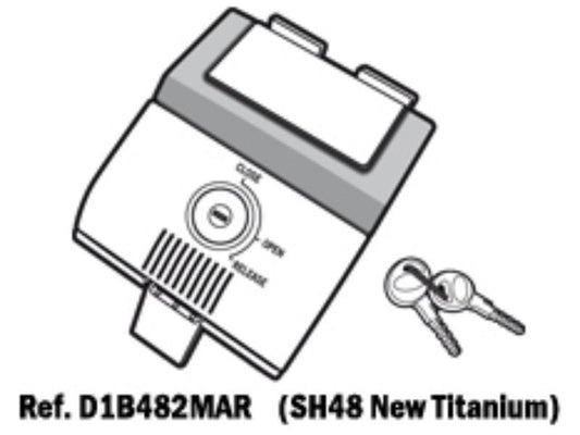 SHAD SH48 Replacement Locking Mechanism (Titanium) D1B482MAR
