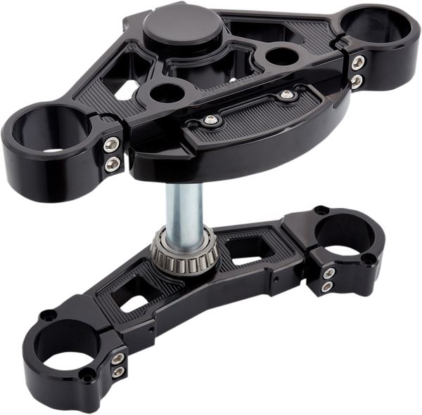 Arlen Ness Method Triple Tree Kits Black Aluminum HD FLTRXSE 1977 15-24 130-006