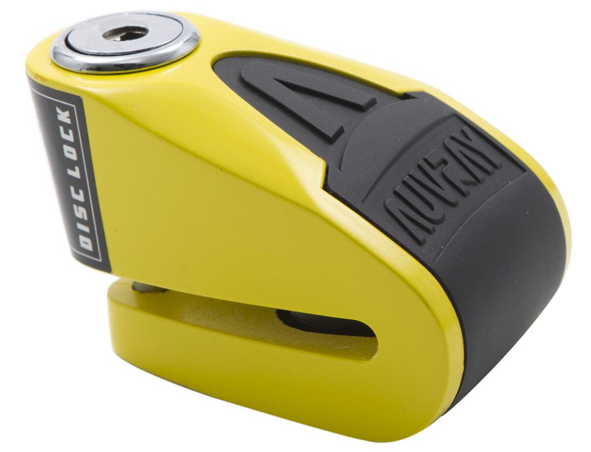 Auvray Disk B-Lock 10 Alarm Disc Lock Yellow/Black Stainless Steel BLA06YELAUV