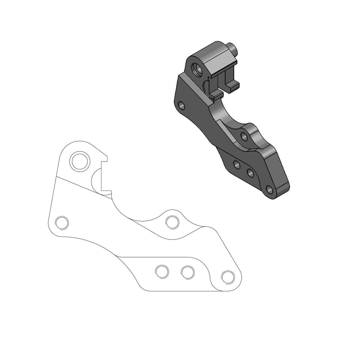 Moto-Master Front Disc Setups Adapter For Yamaha WR 250 F 1998-2021 211042