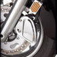 Show Chrome Stepped Front Caliper Cover For Kawasaki VN 1700 2004-2022 71-126