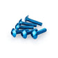 PUIG M5 Domed Screws 20mm x 6 Blue Universal 0550A