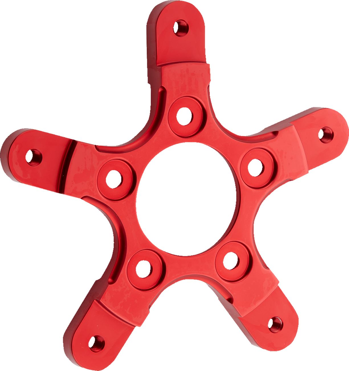 Arlen Ness Brake Rotor Mount Aluminum Red Wheel Kit 33-106