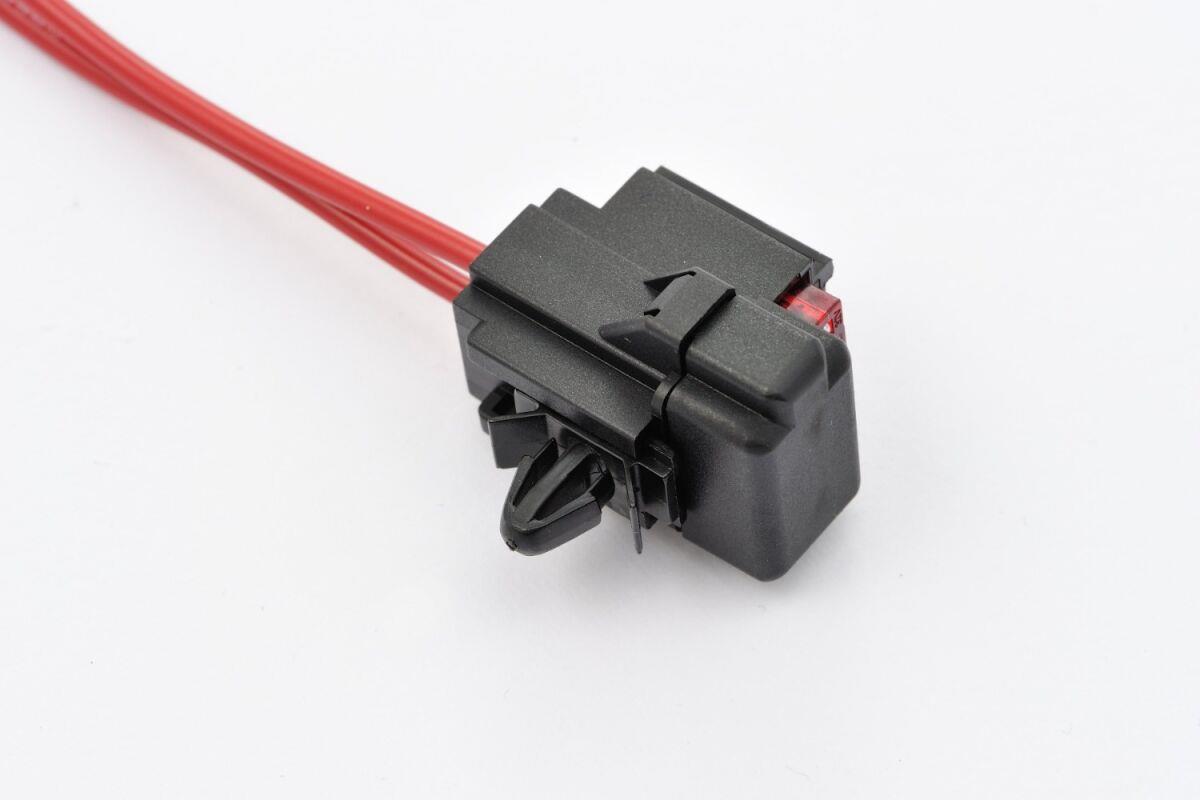 Daytona Mini Fuse Holder Set w/10A Fuse Black 24x30x24mm 2 Units 96231