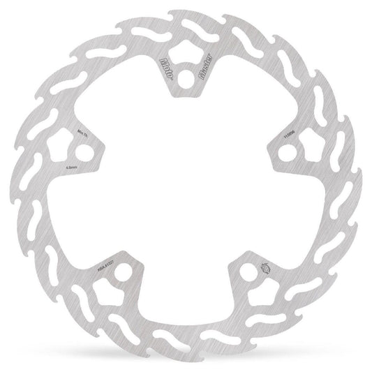 Moto-Master Flame Fixed Brake Rotor For Harley FLHX 1923 2021-2025 Silver 110896