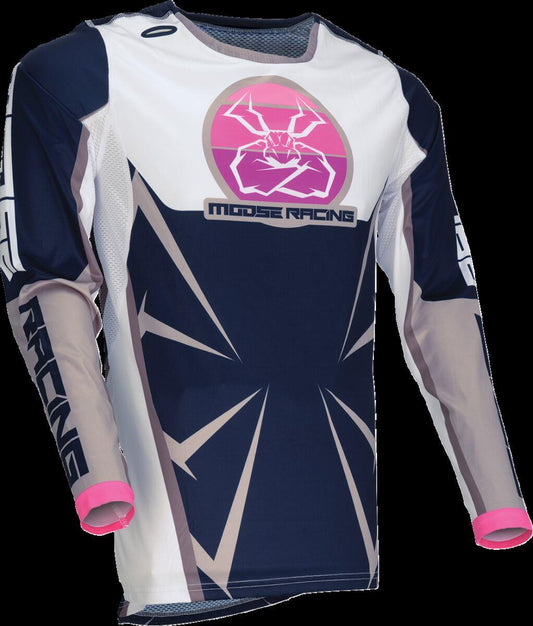 Moose Racing Jersey Agroid Navy/White