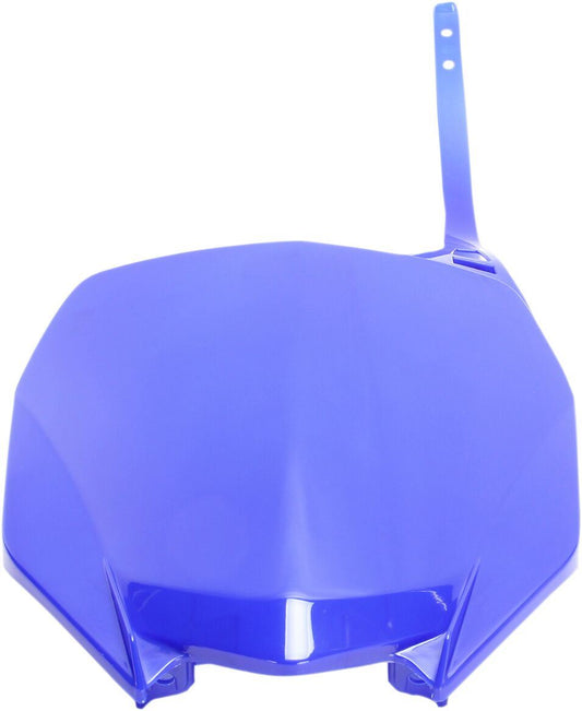 UFO FRONT NUMBER PLATE YAMAHA BLUE YA04860-089