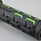 Daytona Grippy Grip GGD-Ground Open End Handlebar Grips Black Green 22.2mm 25178