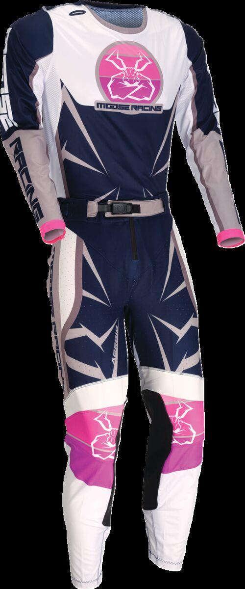 Moose Racing Jersey Agroid Navy/White