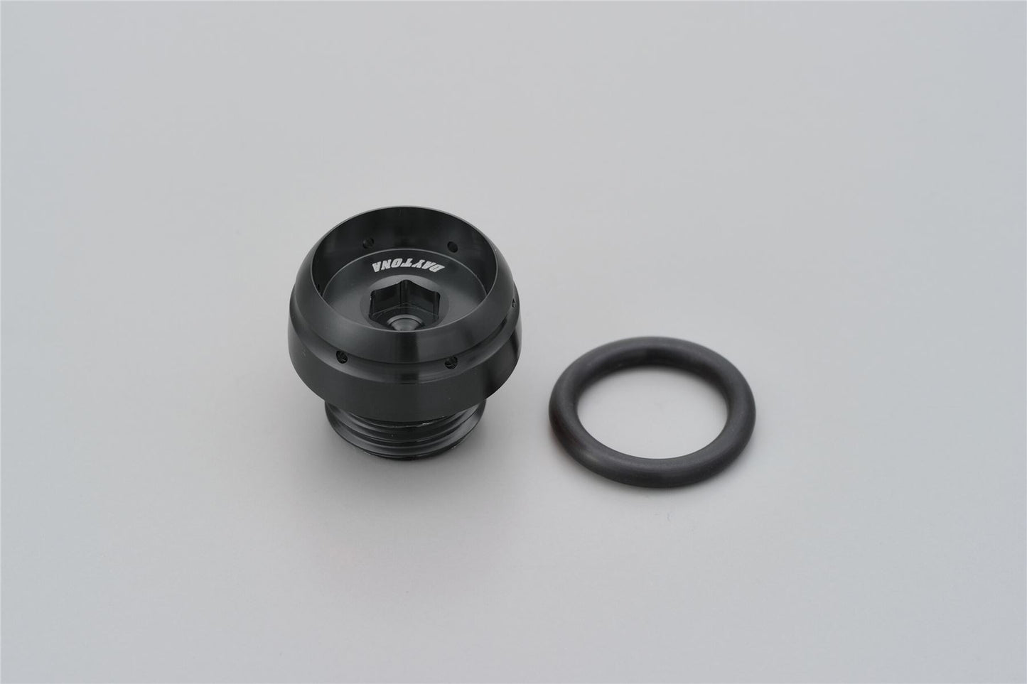 Daytona Bullet Oil Filler Cap M20xP2.5 Black Aluminum with O-ring 98404