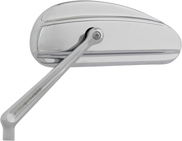 Arlen Ness Downdraft Mirror Chrome Billet Aluminum Screw-In Pair 510-027