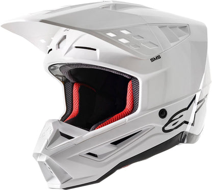 ALPINESTARS Supertech M5 Solid White MX Helmet