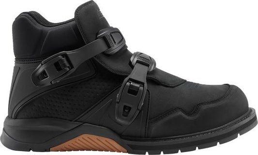ICON Slabtown Waterproof Motorcycle Boots Black