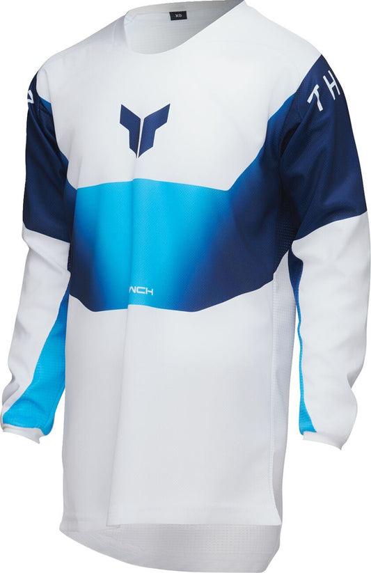 THOR Youth LAUNCHMODE Storm Jersey WHITE 2024 Model