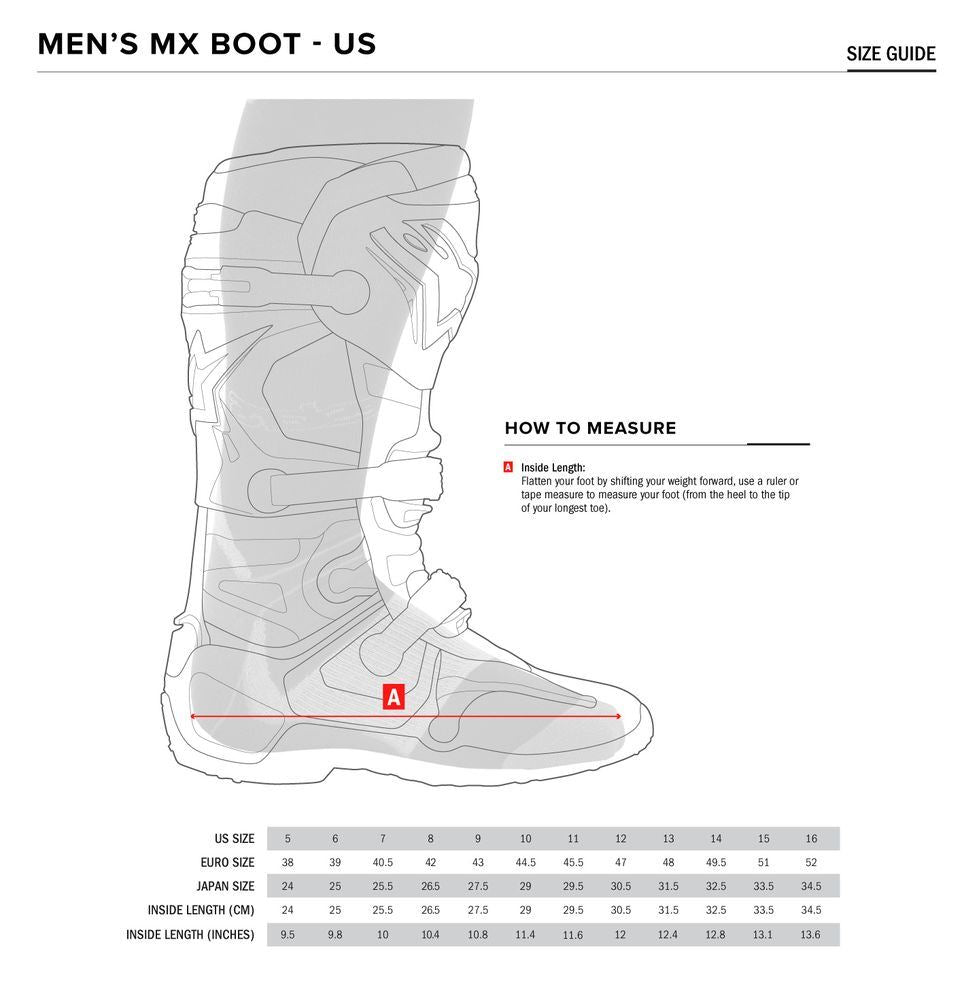 Alpinestars Tech 5 Boots Black White Yellow