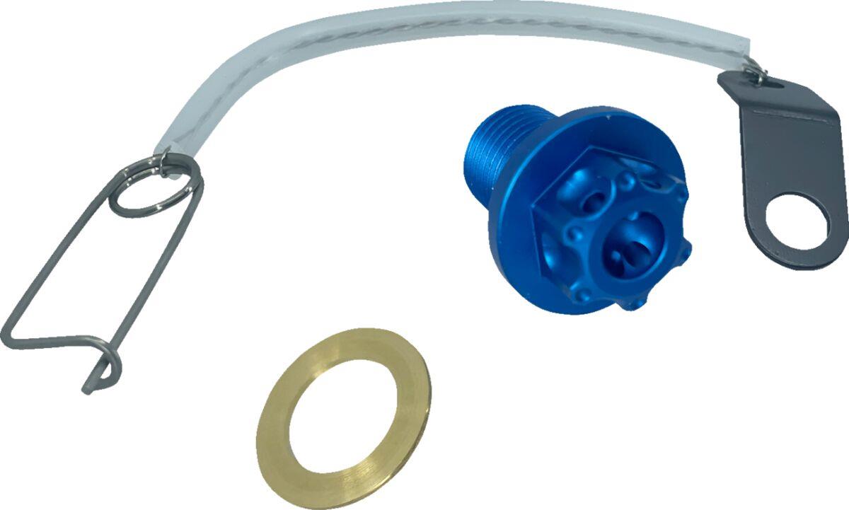 Psr Magnetic Oil Drain Plug For Yamaha YZ 125 2001-2019 Blue 00-01942-25