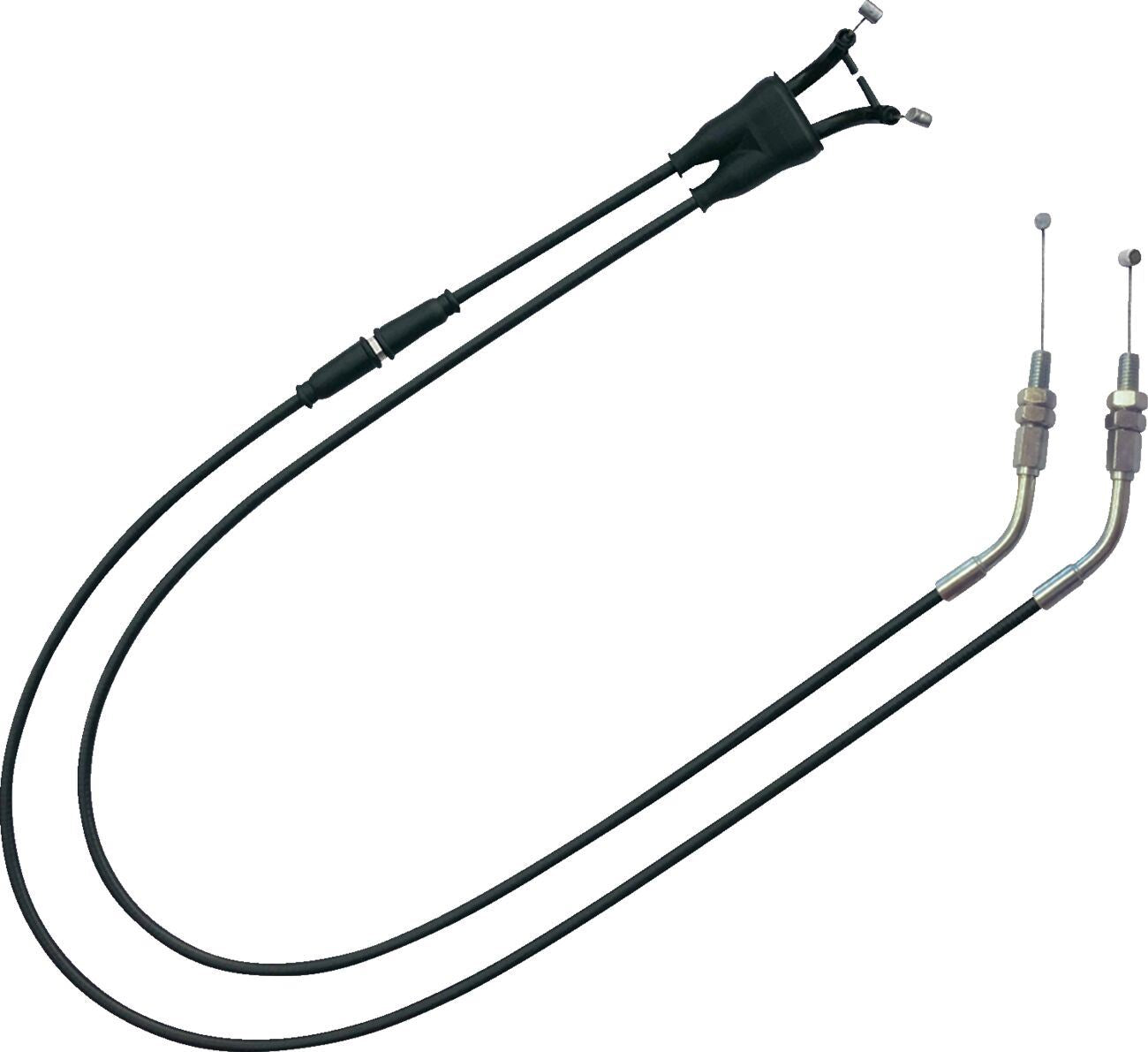 Venhill Throttle Cable For Yamaha VMX 1700 2009-2020 Black Y01-4-186-BK