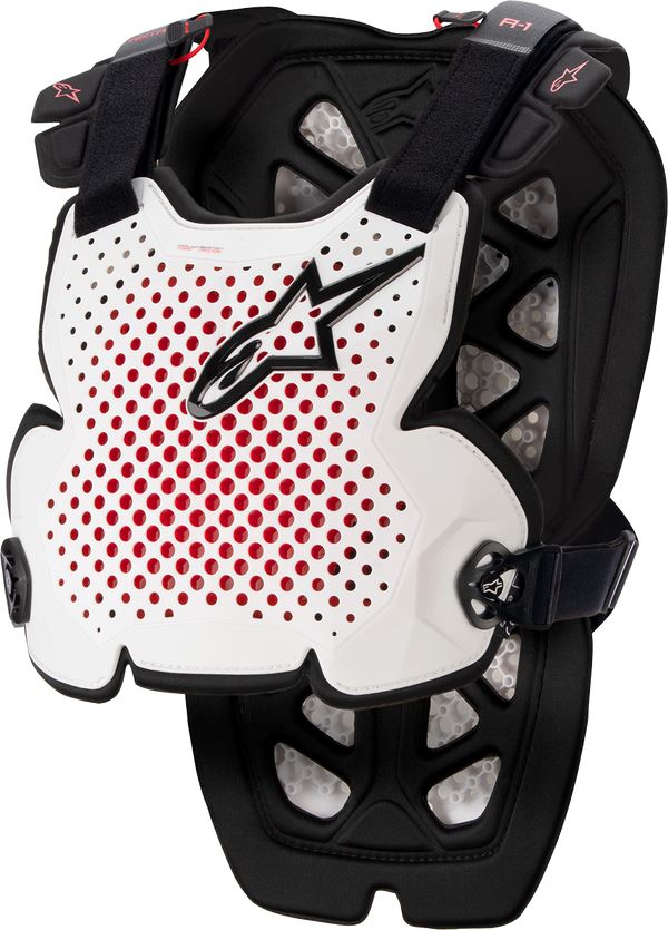 Alpinestars A-1 Pro Chest Guard White Red Black