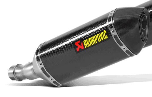 Akrapovic Replacement Muffler RPL Left CF Black Conical Slip-On Line M-HZ06402CL/1