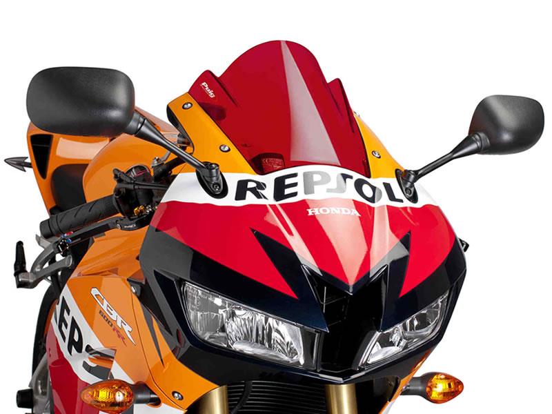 PUIG Z-Racing Screen Red for Honda CBR600 RR 13-16 6478R