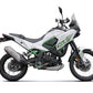 Akrapovic Slip-On Line Muffler Street For Kawasaki KLE 500 2026 Kit S-K5SO2-HFTT