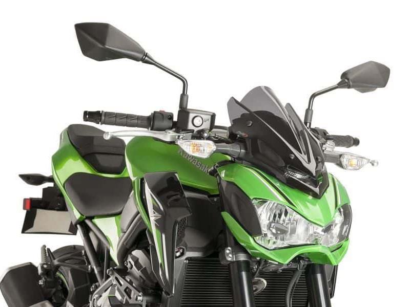PUIG New Generation Sport Screen Dark Smoke for Kawasaki Z900 17-19 9689F