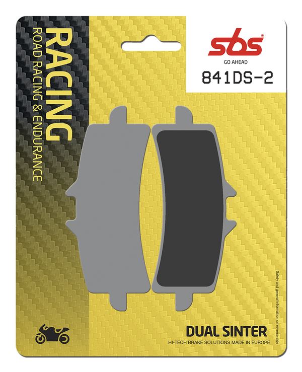 Sbs DS Racing Dual Sintered Brake Pads For Suzuki GSX-S 1000 S 1991-2026 841DS-2