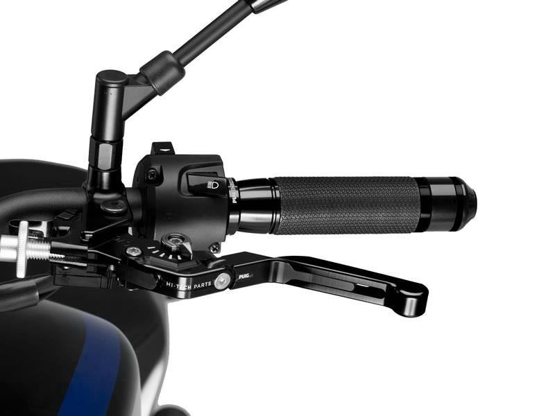 Puig Extendable Folding V3 Clutch (Black Extender With Blue Selector) Black 6494F
