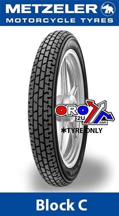 3.50 - 19 57P UNV BLOCK C, METZELER 0110000 TYRE, ROAD, MC