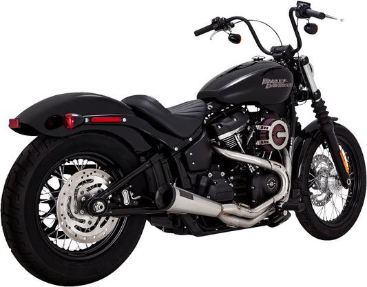 Vance & Hines 2-into-1 Upsweep Exhaust System For HD FXLRS 1923 18-24 27323